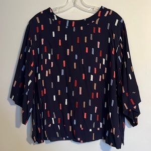 Boden Multicolor Patterned Blouse